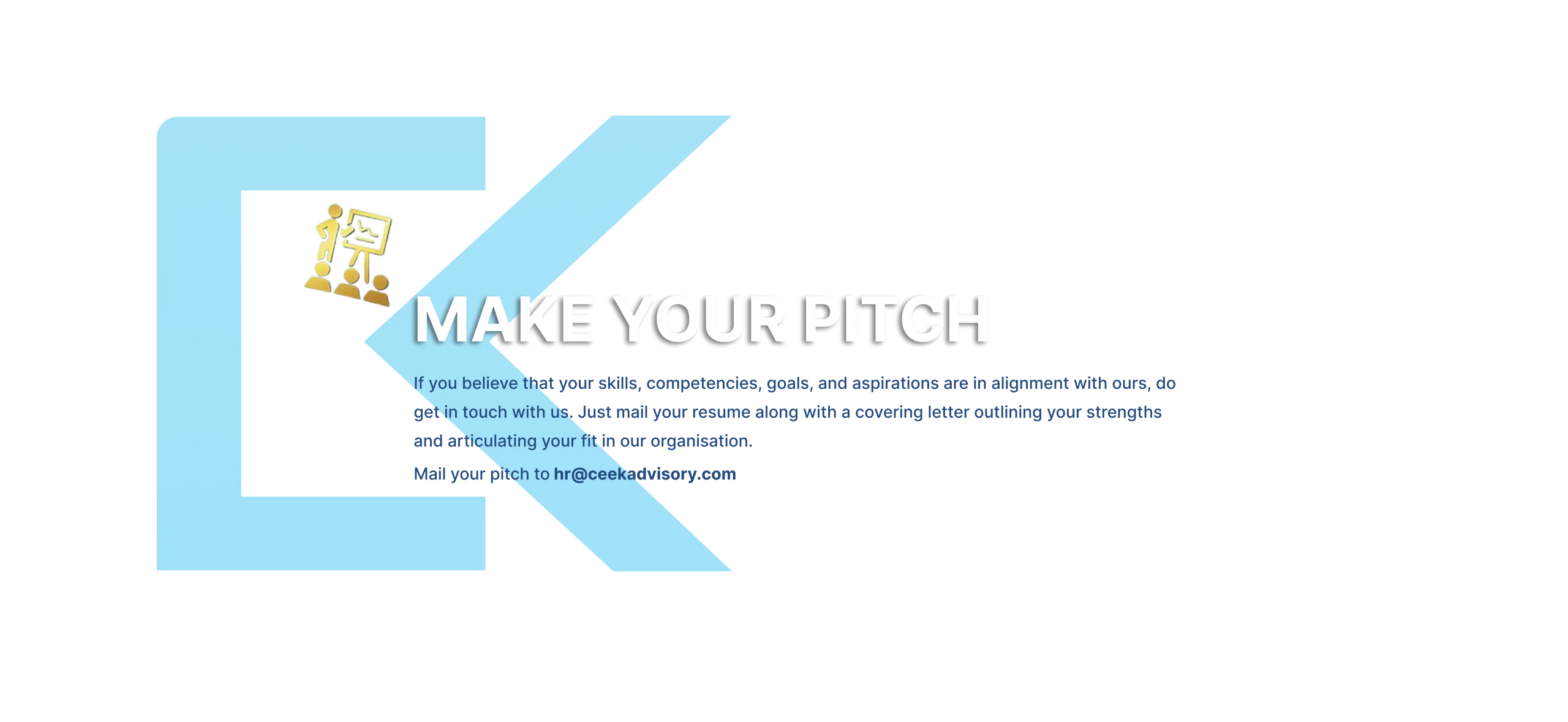 make your pitch